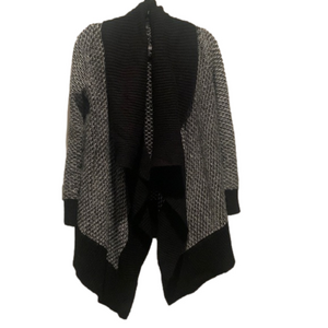 BANANA Republic oversized cardigan black and white. size small